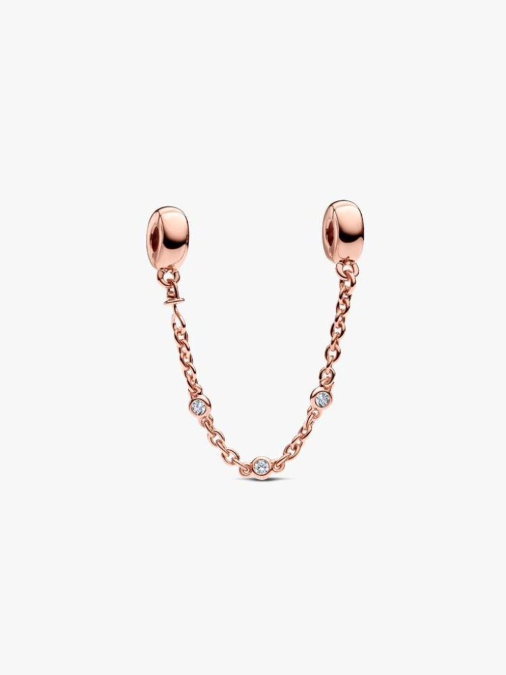 Pandora Triple Clear Stone Safety Chain